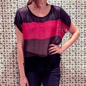 Sheer Striped Top | (Lumiere) M